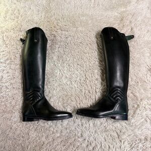 Women’s Size US9 40N Green Sergio Grasso Horseback Riding Tall Dress Boots